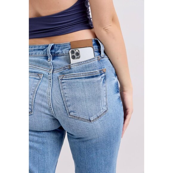 Women's Mid Rise Slim Fit Jeans Cotton Spandex Regular Size 9 - Picture 5 of 5